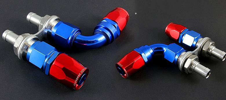 Assembly of automotive vacuum hose fittings_aluminum material