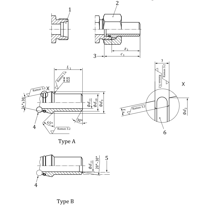 19_ ISO_8434-1_Weld‑on_nipple_Dimension